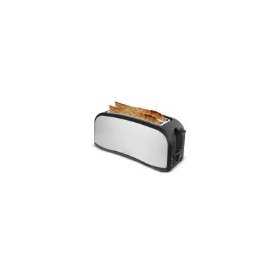 TECHWOOD Grille pain  TGPI-1416 2 fentes - Argent/Noir