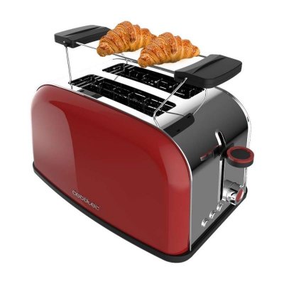 CECOTEC Grille-pain verticaux Toastin' time 850 Red 