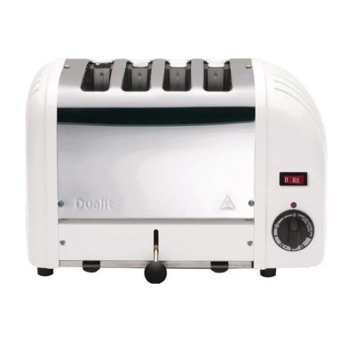 DUALIT Grille-pains 4 fentes 2200w blanc classic - 40368 - 