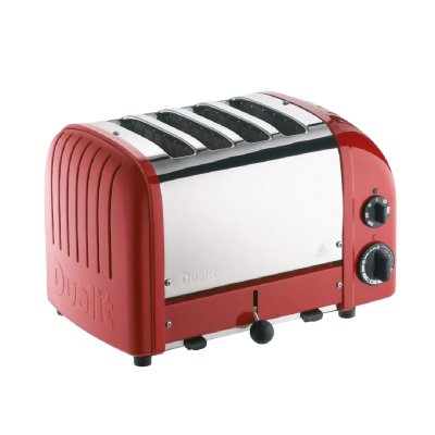 DUALIT Grille-pains 4 fentes rouge  47031 
