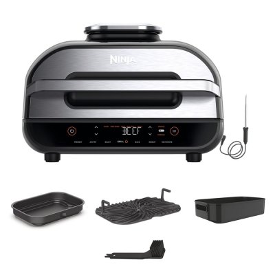 NINJA Grille-viande d'int&eacute;rieur et plancha  Foodi MAXPRO AG651EU Noir