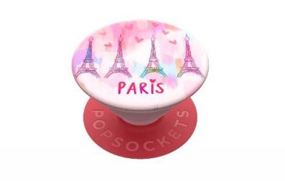 POPSOCKETS Grip  paris love rose et rouge