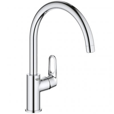 GROHE  BauFlow 31538001 Mitigeur monocommande pour &eacute;vier, bec haut