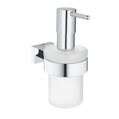GROHE  Essentials Cube Distributeur de savon avec support, 40756001,