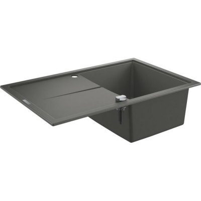 GROHE  Evier composite avec &eacute;gouttoir K400 Gris granite 31639AT0