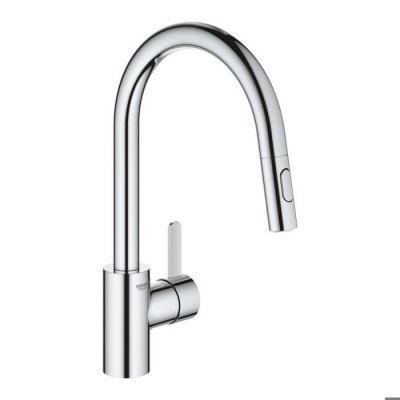 GROHE  Mitigeur cuisine Eurosmart Cosmopolitan Bec haut chrome