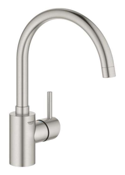 GROHE  - Mitigeur &eacute;vier Concetto &agrave; bec haut SuperSteel - 32661DC3