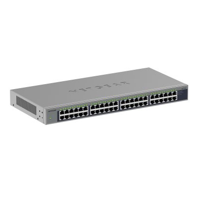 NETGEAR GS748 - Commutateur - non g&eacute;r&eacute; - 48 x 10/100/1000 - de bureau, fixation murale