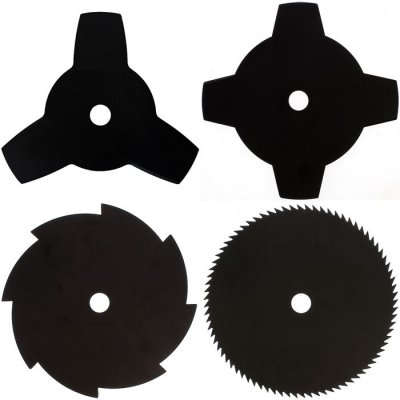 GT GARDEN  Lot de 4 Lames pour d&eacute;broussailleuse et Multifonction 4 en 1