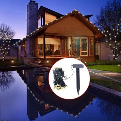 VIDAXL Guirlande lumineuse solaire &agrave; LED de No&euml;l