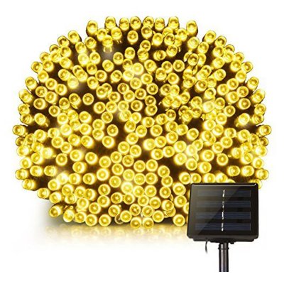 LUMI JARDIN Guirlande lumineuse solaire YOGY SOLAR WARM 200 Noir Plastique 16.3M