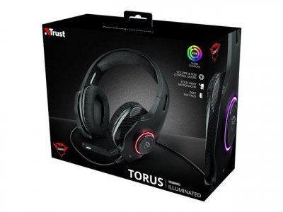 TRUST GXT 455 Torus - Micro-casque - circum-aural - filaire - USB, jack 3,5mm