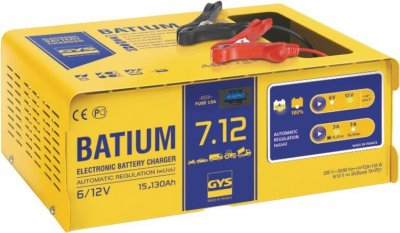 GYS  - Chargeur batterie automatique 6V-12 -Batium 7.12