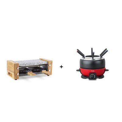 H.KOENIG  Alp1800 +Wod2 Appareil A Fondue 2 L Et Pierre/Raclette