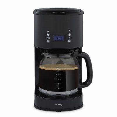 H.KOENIG  Cafeti&egrave;re Programmable noire T.U