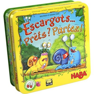 HABA  jeu de plateau Snail race 30-pi&egrave;ces FR 