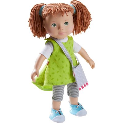  Haba marionnette Milou junior 32 cm PVC vert/blanc 5 pi&egrave;ces