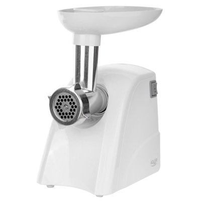 ADLER Hachoir &agrave; Viande Electrique avec Alimentation en Saucisses 3 Disques de Coupe,, AD4803, 2000, Blanc
