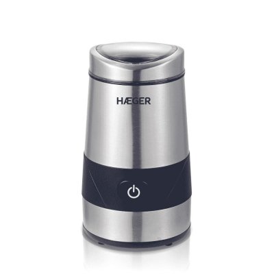 HAEGER  Aroma Cg-200.001a Stainless Electric Coffee Grinder Argent&eacute;