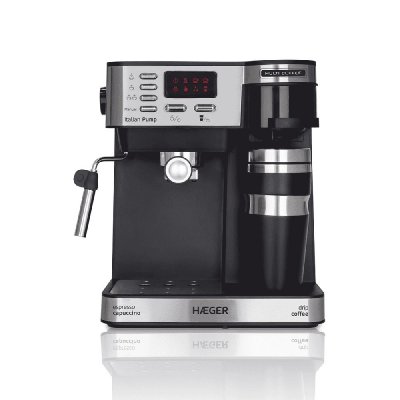 HAEGER  Cm-145.008a Drip Coffee Maker Argent&eacute;