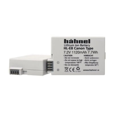 HAHNEL  HLE8 Batterie Li-Ion &eacute;quivalente Canon LP-E8 7,2V 1120 mAh