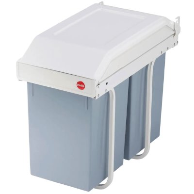 HAILO  Multi-box 2x15 - Poubelle encastrable 30 L