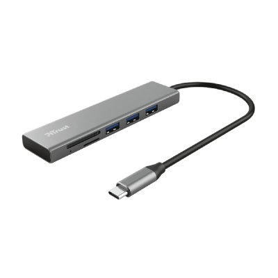 TRUST Halyx - Concentrateur (hub) - 3 x USB 3.2 Gen 1 - de bureau