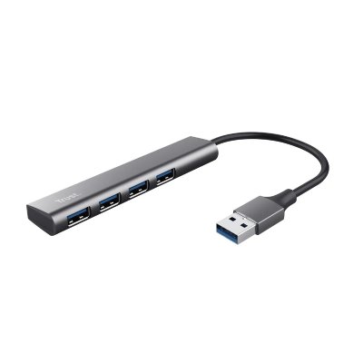 TRUST Halyx - Concentrateur (hub) - 4 x USB 3.2 Gen 1 - de bureau