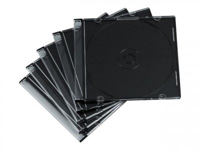 HAMA  Boitier CD/DVD - slim - noir (Lot de 20)