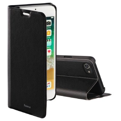 HAMA  &Eacute;tui portefeuille ""Slim Pro"" pour Apple iPhone 6/6s/7/8, noir