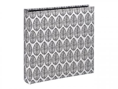 HAMA  La Fleur Jumbo 30x30 Cm 100 Black Pages Photo Album Blanc,Noir