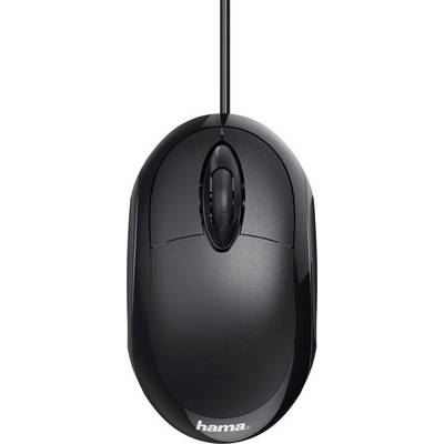 HAMA  MC-100 - Souris - optique - 3 boutons - filaire - USB - noir 