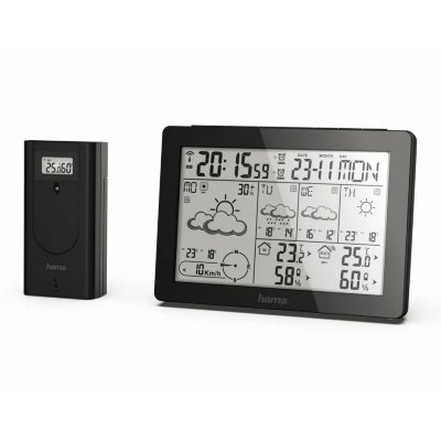 HAMA  Meteotime Thermometer And Hygrometer Noir