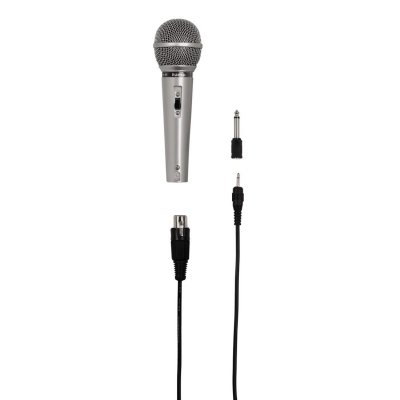 HAMA  N DM 40 Micro dynamique - Jack 3,52mm m&acirc;le, Jack 6,35mm m&acirc;le, XLR femelle - Gris