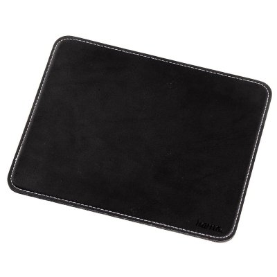 HAMA  Tapis de souris fa&ccedil;on cuir noir