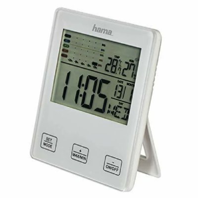 HAMA  thermom&egrave;tre/hygrom&egrave;tre ""th-10"" , avec alarme anti-moisissures