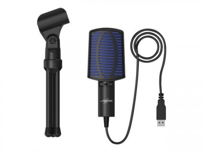URAGE Hama  ""Stream 100 pouces - Microphone - USB - noir 