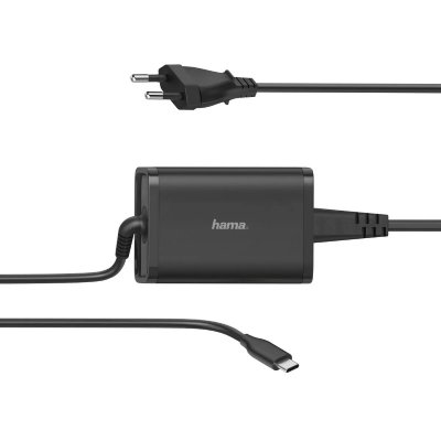 HAMA  Usb C 5-20v/65w Laptop Charger Argent&eacute;