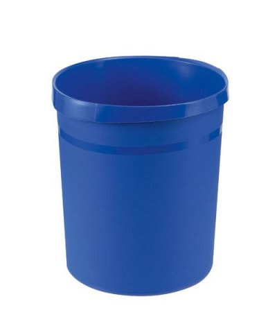 HAN  HA-18190-14 Bac &agrave; papier Grip 18 litres avec 2 grappins bleu