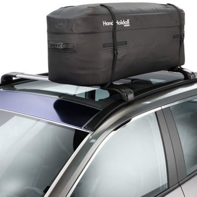HANDIWORLD HandiHoldall 175 Litres - Coffre de toit souple et pliable - Etanche - Noir - 