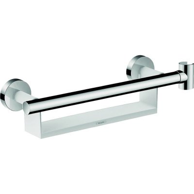 HANSGROHE  Poign&eacute;e de maintien avec tablette et support de douche
