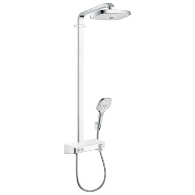HANSGROHE -Showerpipe Raindance Select Showertablet E 300 2 Jets - Chrome