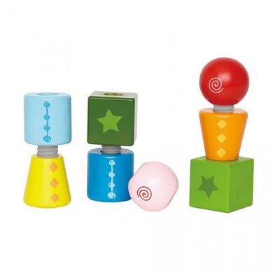 HAPE PRESCHOOL Hape Cubes &agrave; visser bois 8 pi&egrave;ces E0416