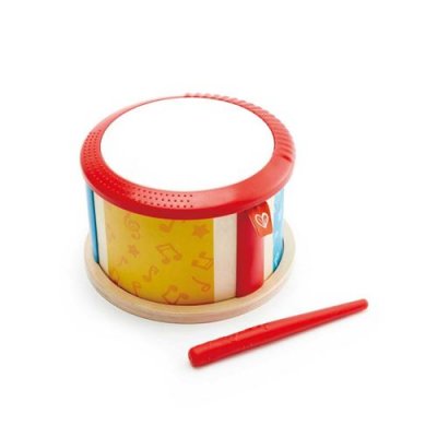 HAPE  Double-Sided Drum, Wooden Double-Sided Musical Drum Instrument for Toddlers