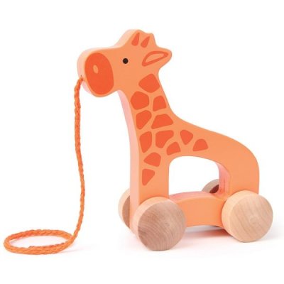 HAPE  Girafe &agrave; tirer, bois E0906