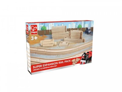 HAPE  super Railway Enhancement Set en bois 24 pi&egrave;ces 
