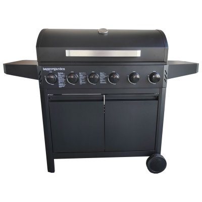 HAPPY GARDEN  - Barbecue au gaz IZALCO - 6 Br&ucirc;leurs 15 kW