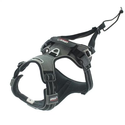 I DOG Harnais Chien Stye Upka Cani-Marche, Anti-Traction, Balade, Gris