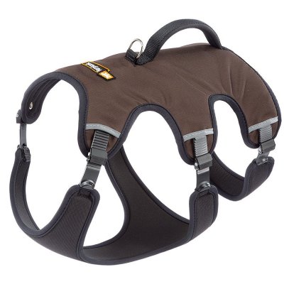 FERPLAST Harnais  Ergotrekking, marron pour chien - taille L : tour de poitrail 70 - 80 cm