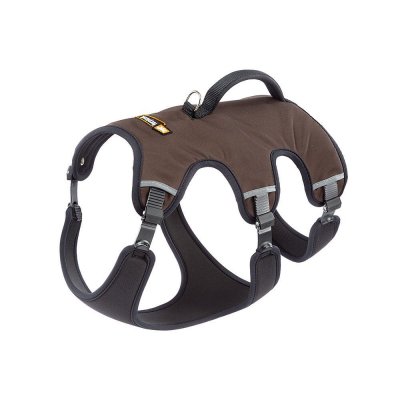 FERPLAST Harnais  Ergotrekking, marron pour chien - taille S : tour de poitrail 46 - 56 cm